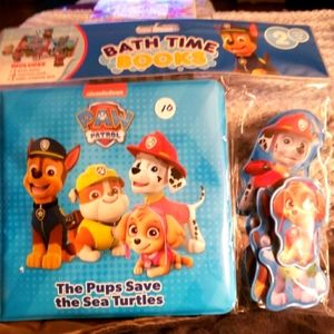 Paw Patrol-bath time books